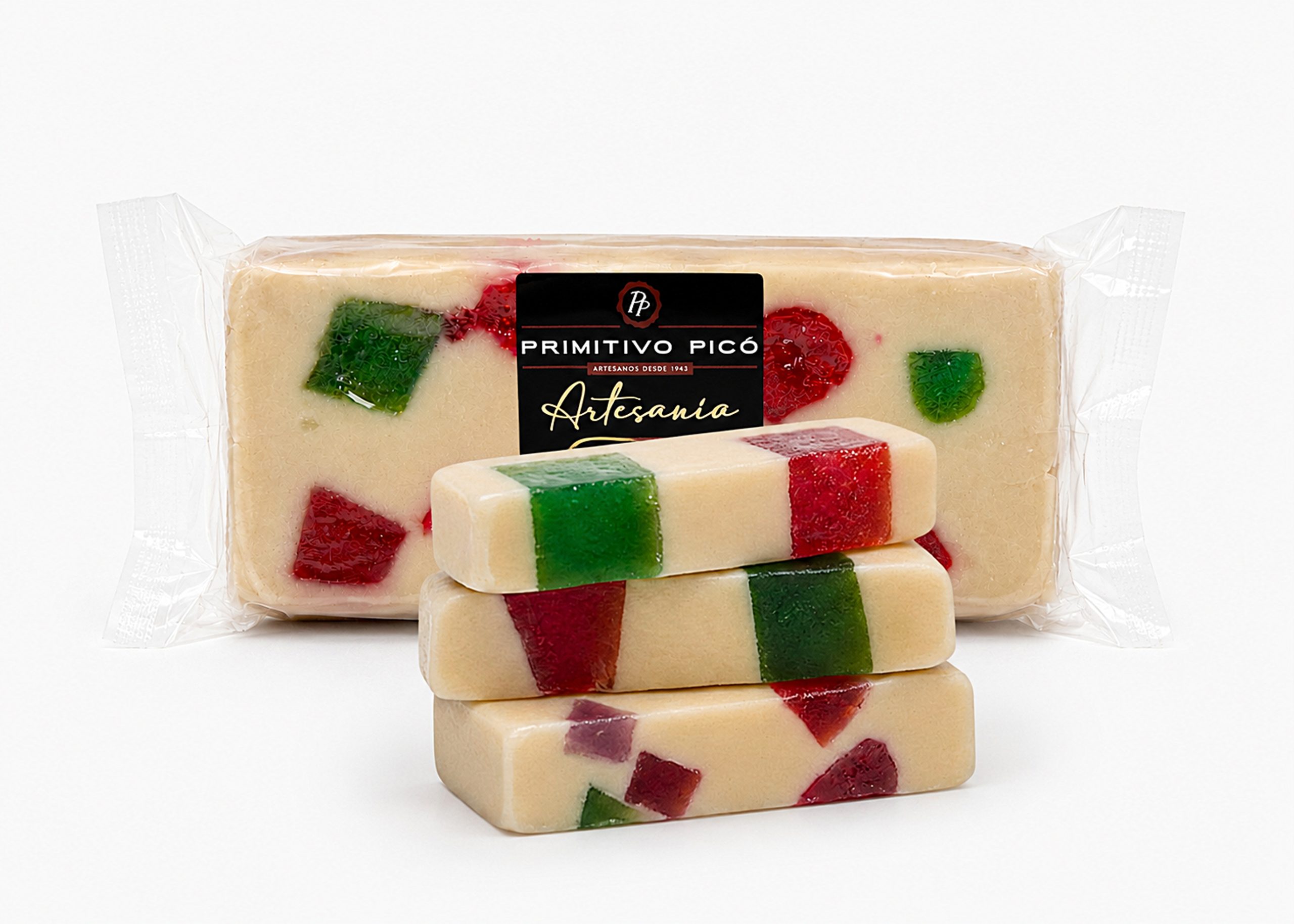 Bloque Turrón Artesanía Fruta 300g - Imagen 2